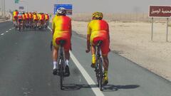 “El calor de Qatar es igual a una etapa por Andalucía”