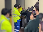 El padre de Lamine y su séquito abandonan La Cartuja entre insultos: al borde de la agresión