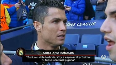 Cristiano "If it had been a final I would have played"