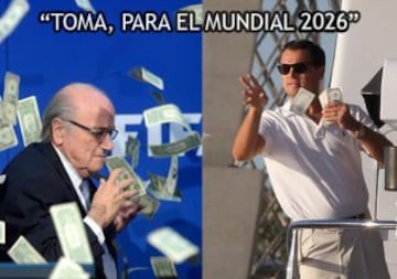 Los memes del 'billetazo' de Blatter