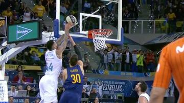 La falta de Claver a Taylor en el palmeo en el ¨²ltimo segundo