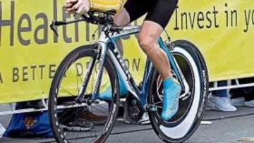 El líder, Levi Leipheimer.