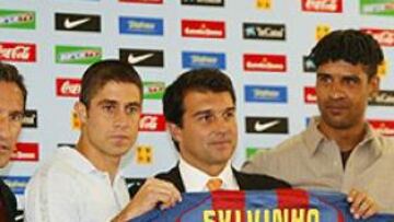 <b>COMUNITARIO. </b>El club dirigido por Laporta cumplió los plazos y los planes para poder inscribir a Edmilson y Sylvinho.