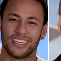 La emoción de Messi al mandar su amigo invisible a Neymar