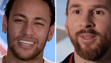 La emoción de Messi al mandar su amigo invisible a Neymar