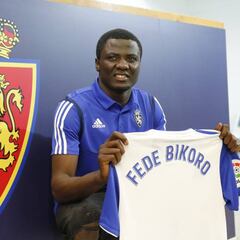 Bikoro: "No me da miedo la presión de jugar en el Zaragoza"