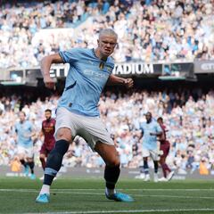 How many hat-tricks has Haaland scored in Premier League? Where is he on all-time list?