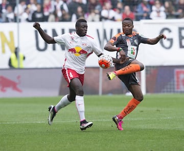 El joven defensa central francés debutó con tan solo 16 años en la Bundesliga de Austria. Apenas estuvo entre 2015 y 2018, dando el salto definitivo al Leipzig. 5 temporadas después se marcha al Bayern de Múnich dejando 42,5 millones de euros en las arcas del equipo alemán. 