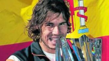 <b>INSACIABLE. </b>Nadal sigue devorando títulos. Rafa, el insaciable.