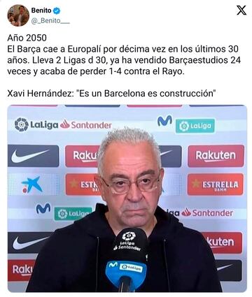 Los memes, sin piedad con la abultada derrota del Barcelona