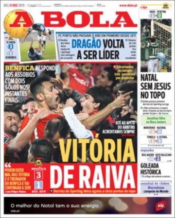 Portadas de la prensa mundial