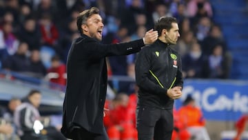 01-03-25. RUBÉN ALBÉS, DURANTE EL ZARAGOZA-SPORTING.