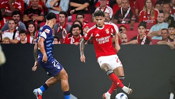 Richard Ríos, volante colombiano de Benfica