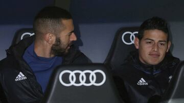 Sin Cristiano ni Bale, nuevo examen para Benzema, James...