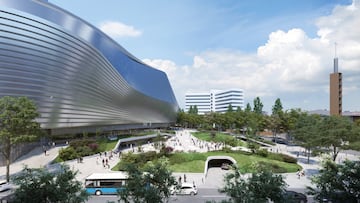 Proyecto del nuevo estadio Santiago Bernabéu.