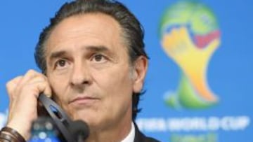 Prandelli, en la conferencia de Prensa.