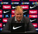Koeman: "Hemos perdido algo más que tres puntos..."
