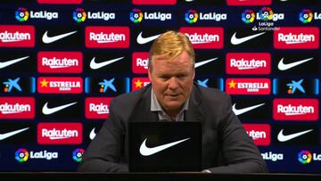 Koeman: "Hemos perdido algo más que tres puntos..."