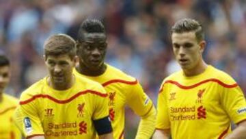 TOCADOS. Gerrard se irá, y posiblemente también Balotelli.