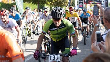 José Antonio Hermida, durante la Andalucía Bike Race.