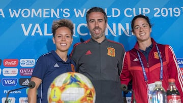 10/06/19 COPA MUNDIAL FEMENINA DE FUTBOL FIFA  FRANCIA 2019
 SELECCION ESPA&Ntilde;OLA ESPA&Ntilde;A
 19 AMANDA SAMPEDRO Entrenador JORGE VILDA 8 MARTA TORREJON