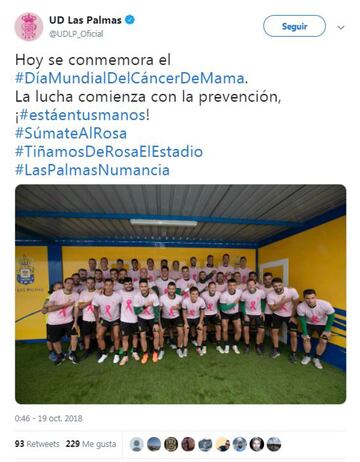 El mundo del deporte, unido en el #DíaContraelCáncerdeMama