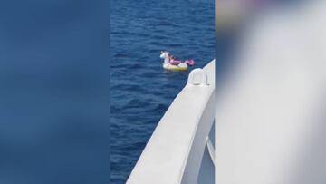 El rescate de una niña de 4 años que fue arrastrada por el mar