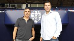 Manolo Salvador y David Navarro durante la entrevista para AS.