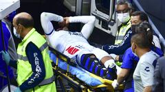 El mediocampista de Pachuca se lesion&oacute; durante el juego de la jornada 9 del Guardianes 2020 ante Cruz Azul, en el que los tachones de su pie derecho se quedaron trabados en el c&eacute;sped.
