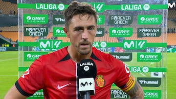 Antonio Raíllo, capitán del Mallorca, en declaraciones a Movistar + tras la derrota ante el Betis por 3 a 0 en La Cartuja.