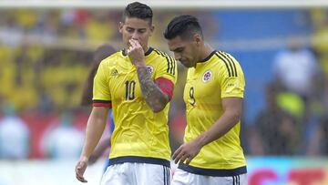 James Rodríguez y Falcao García son los goleadores de la Selección para Rusia 2018.
