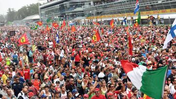 Imagen de Monza el domingo tras acabar el GP de Italia.