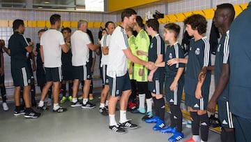 Tras Ra¨²l, llega Xabi Alonso: empieza a entrenar al Infantil A