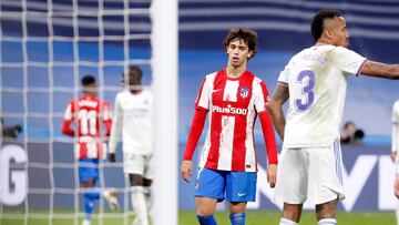 João Félix, durante un Real Madrid-Atlético.