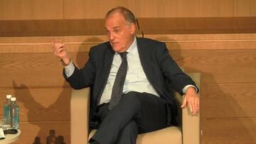 Tebas: "Es mucho más difícil conseguir que acabe esta Liga que la anterior"