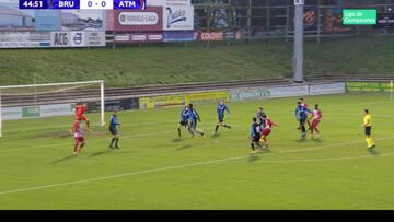 Resumen y goles del Brujas - Atlético de la Youth League