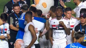 Sao Paulo, con James Rodríguez, es campeón de Copa de Brasil