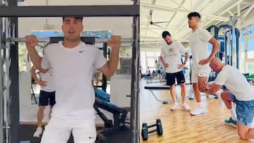 Alcaraz se machaca: físico y tierra antes de los Juegos