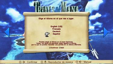 Trials of Mana (SNES) para Nintendo Switch está traducido al castellano