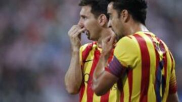 Xavi: "No regaron. La vuelta, con el campo mojado, será otra cosa"