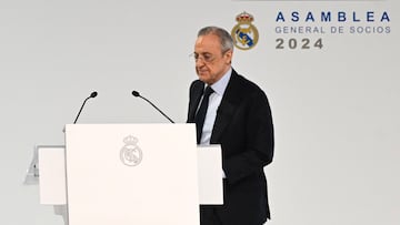 Florentino Pérez, en su discurso ante la Asamblea de Socios el pasado 24 de noviembre de 2024.