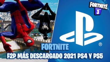 Fortnite fue el juego free to play más descargado en PS4 y PS5 en 2021