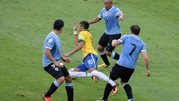 Uruguay marcar&aacute; con todos los m&eacute;todos a Neymar.