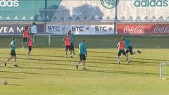 Isco y Ramos al margen en el primer entrenamiento de la semana