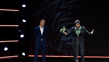 Malaga (España) 03/05/2023 II edicion de los Premios Ondas Globales del Podcast que se celebran hoy en Malaga en el Teatro Soho CaixaBank. El acto ha contado con la presencia del alcalde de Malaga, Francisco de la Torre; el presidente ejecutivo de PRISA Media, Carlos Nuñez; y la directora general de PRISA Audio, Maria Jesus Espinosa de los Monteros, entre otras personalidades.
Foto: Garcia-Santos