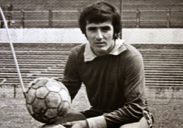 Eduardo Maglioni, durante su etapa como jugador de Independiente.