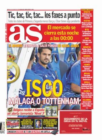 Las portadas de AS de agosto