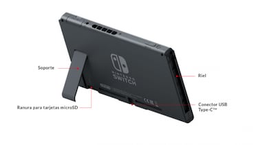 Switch será compatible con discos duros externos, pero no de salida