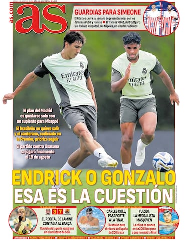 Las portadas de AS de agosto