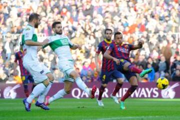 Alexis marca el 1-0.